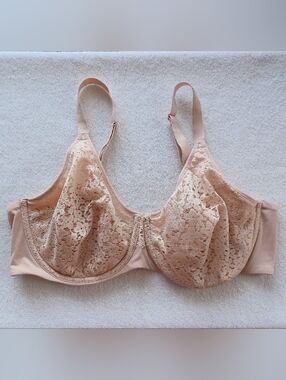Chantelle Norah Floral Stretch Lace Full Coverage T-Shirt Seamless Bra, Size 38D
